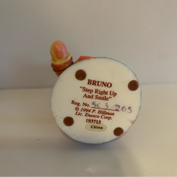 Cherished Teddies figurine Bruno “Step Right up and Smile” ringmaster bear - Picture 5 of 6